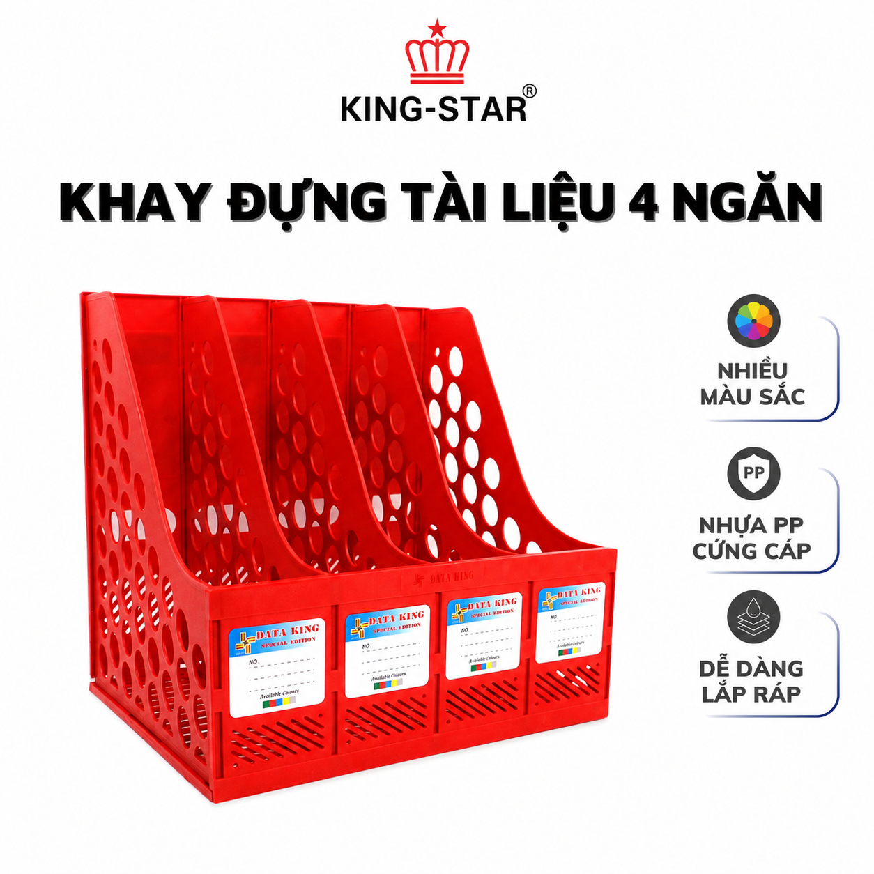 Khay nhựa 4 ngăn